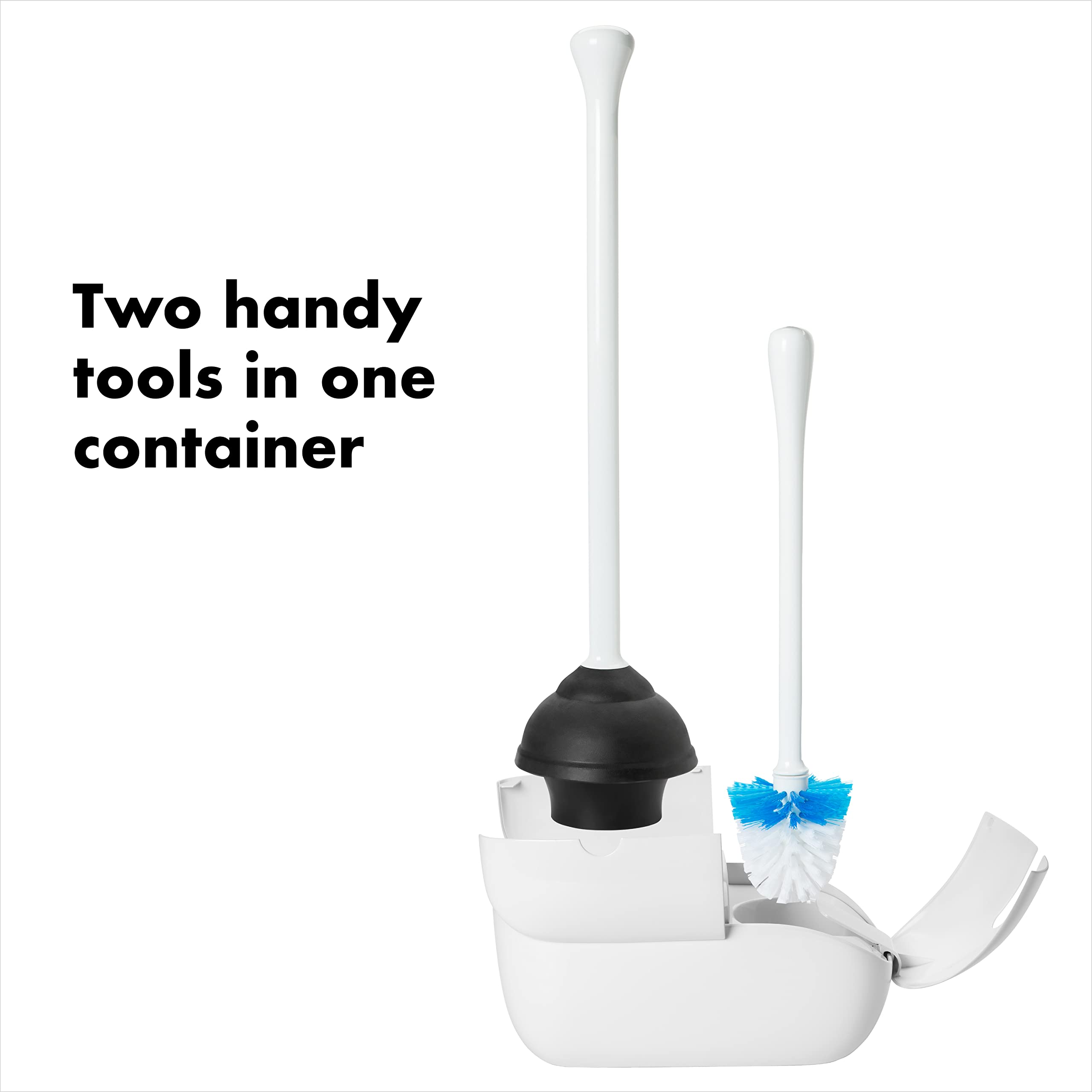 OXO Good Grips combo with doors open for quick access during cleanup.
