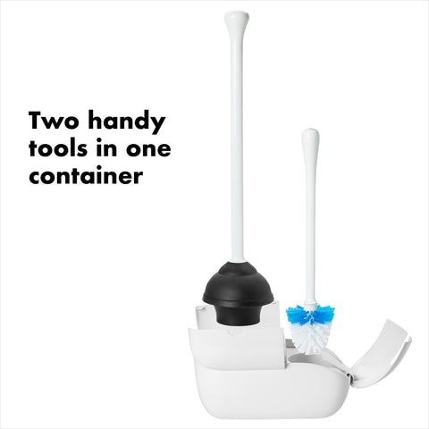 OXO Good Grips combo with doors open for quick access during cleanup.