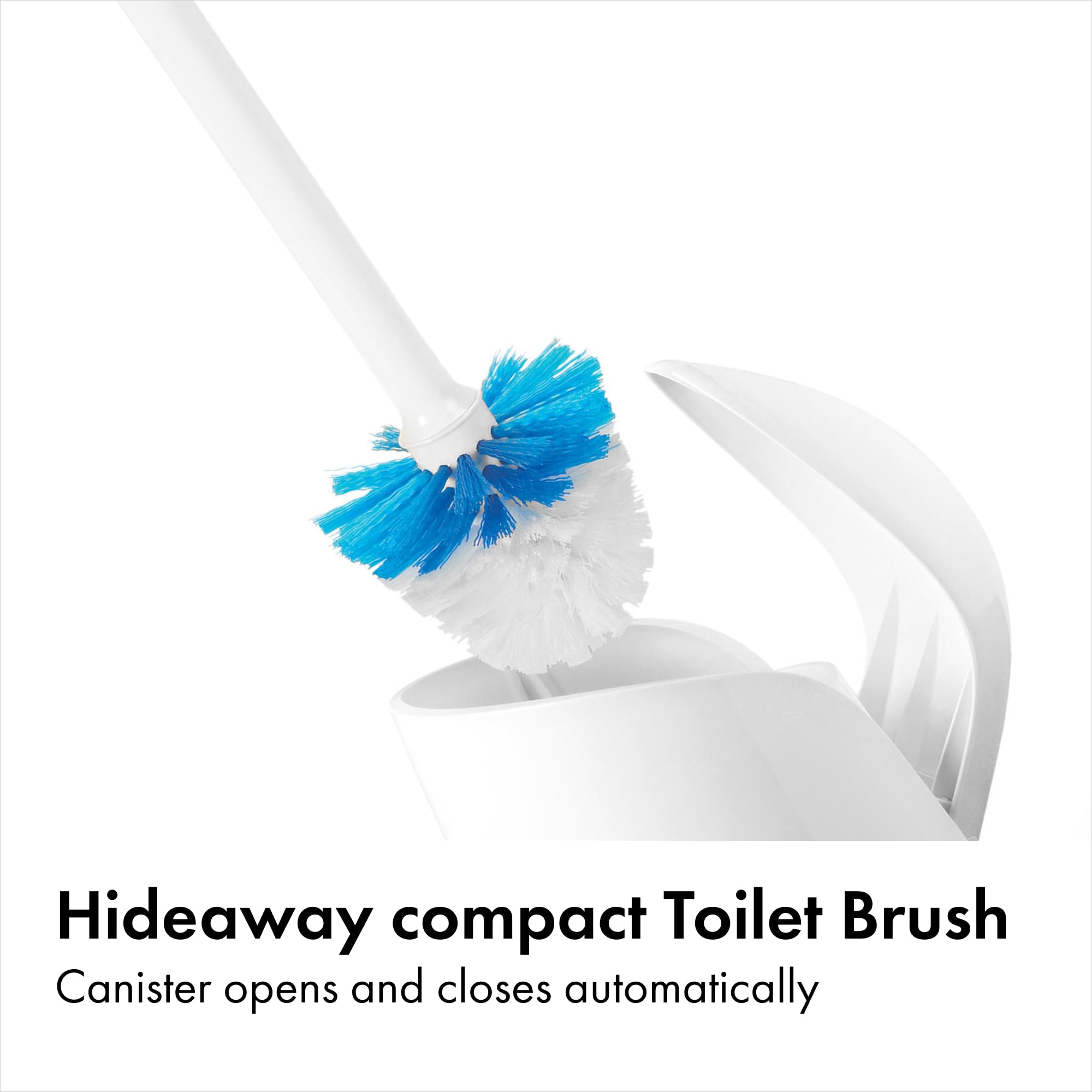 OXO Good Grips tapered-head brush enables deep cleaning under the rim
