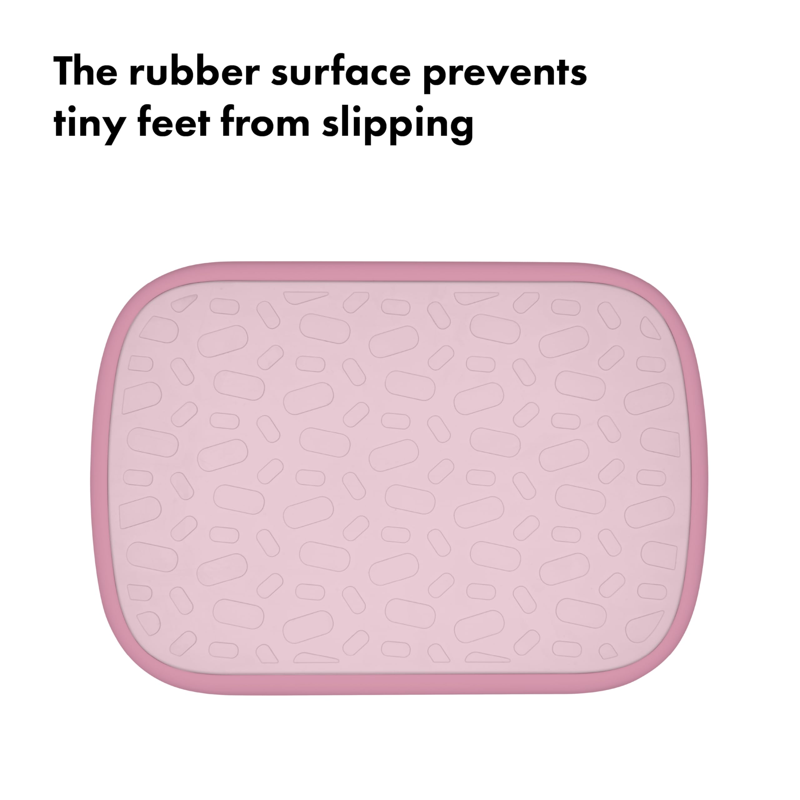 Soft handles on the Blossom stool make carrying easy.