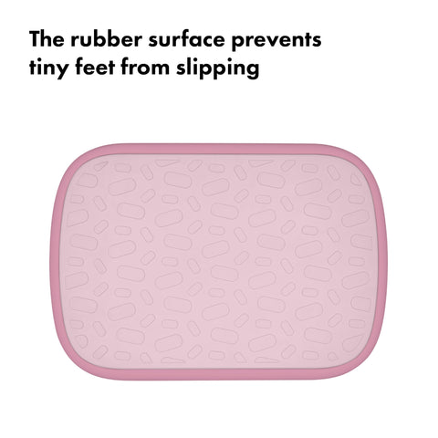 Soft handles on the Blossom stool make carrying easy.