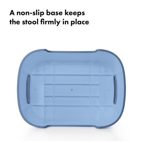 OXO Tot Step Stool Dusk non-slip surface keeps tiny feet in place
