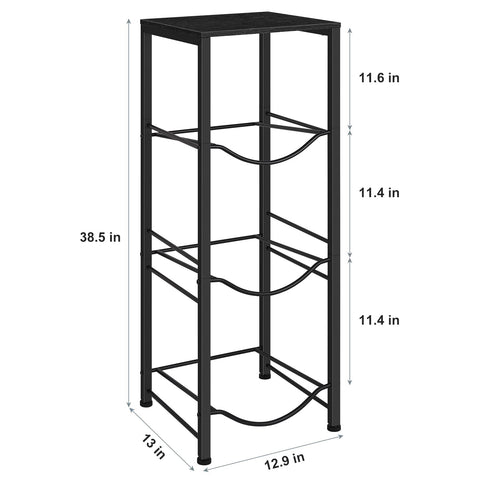 OYEAL 5-gallon bottle holder side view highlighting compact silhouette