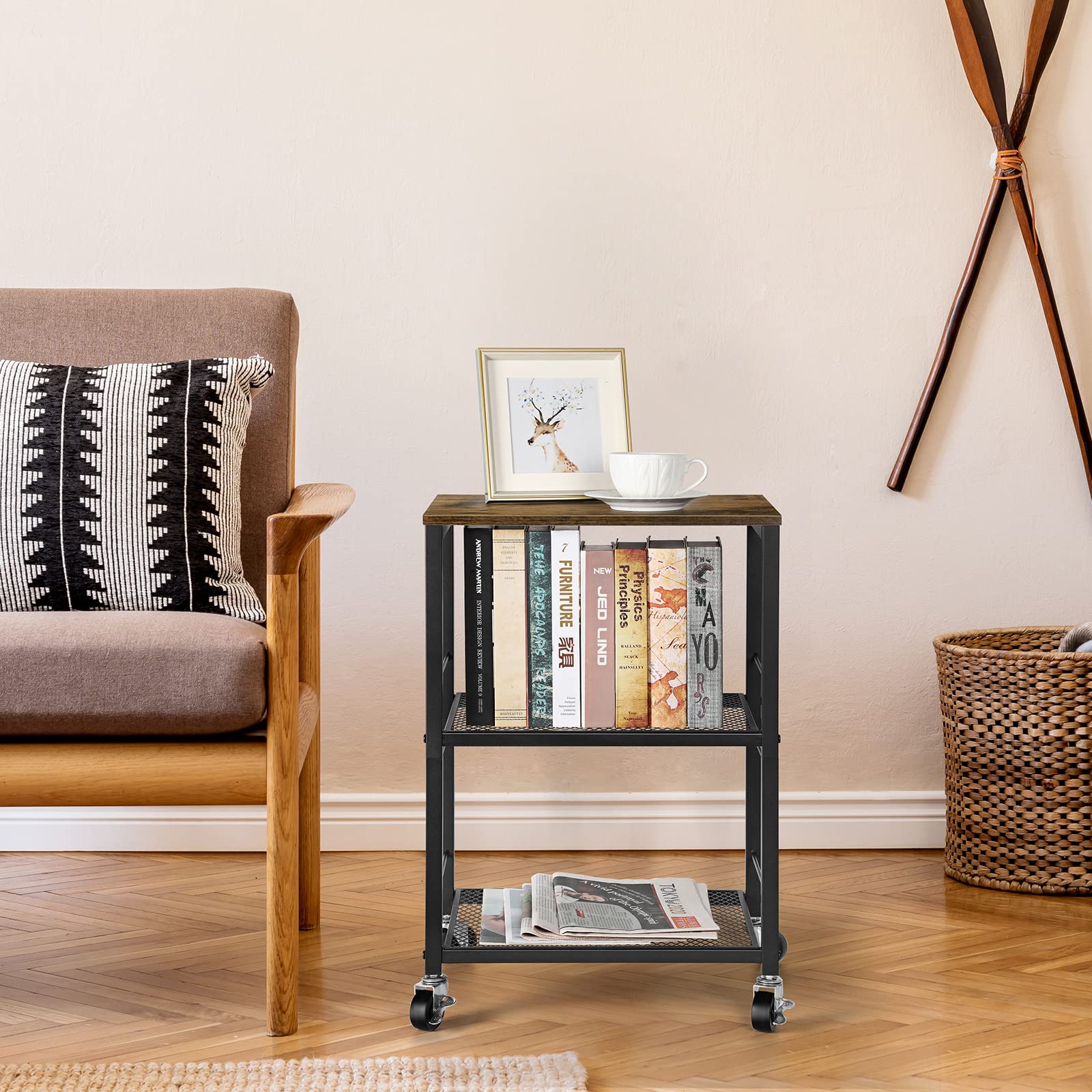 OYEAL compact table suitable for entryways and other small spaces.
