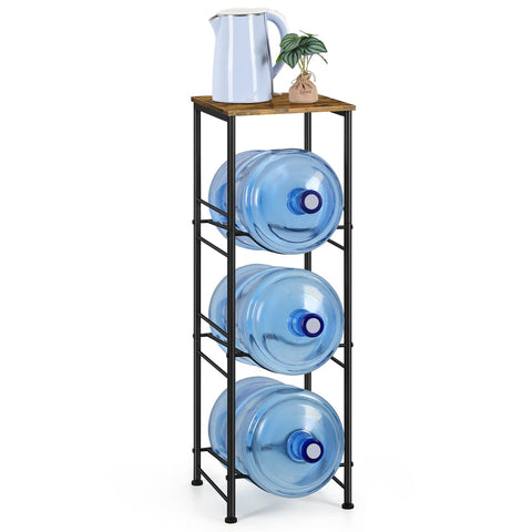 OYEAL space-saving water rack keeps bottles neatly stored