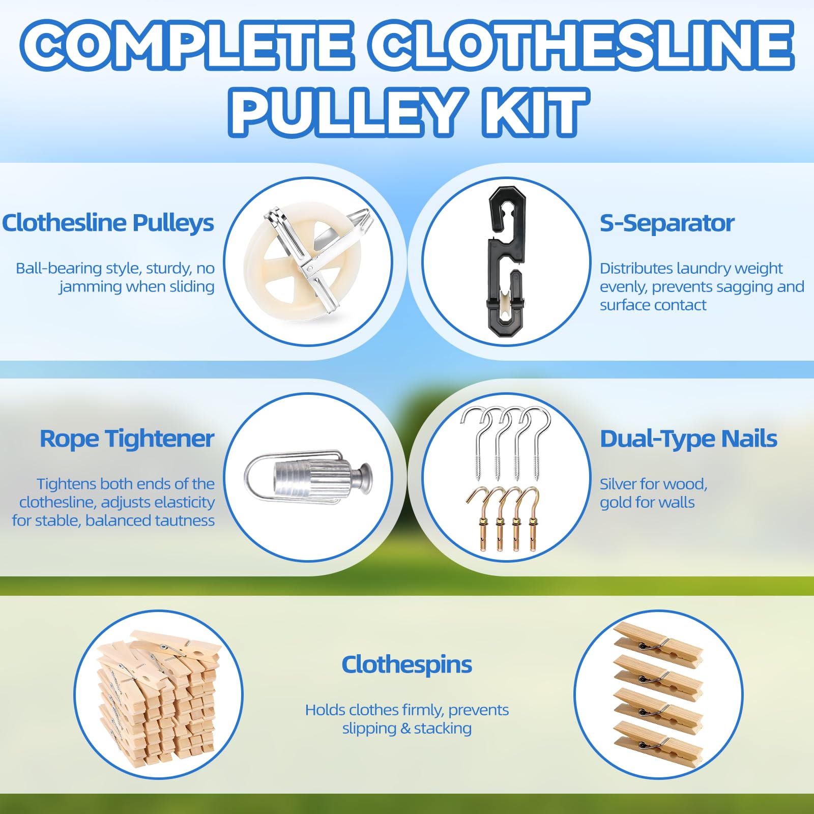 oyhqes clothesline bolt hooks provide sturdy outdoor mounting hardware