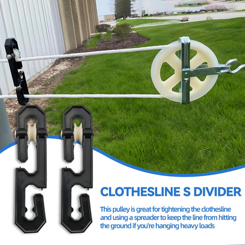oyhqes clothesline wooden clothespins included for quick daily use