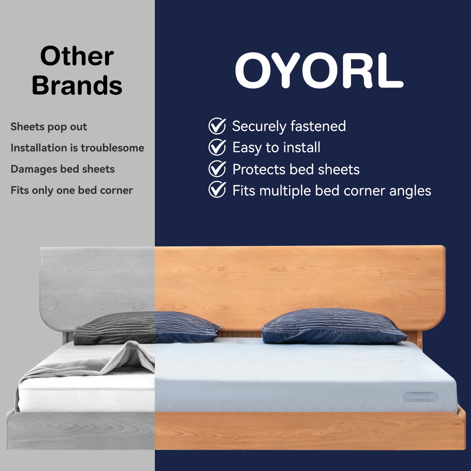 OYORL three-point triangle hold demonstrates stable tension in corners
