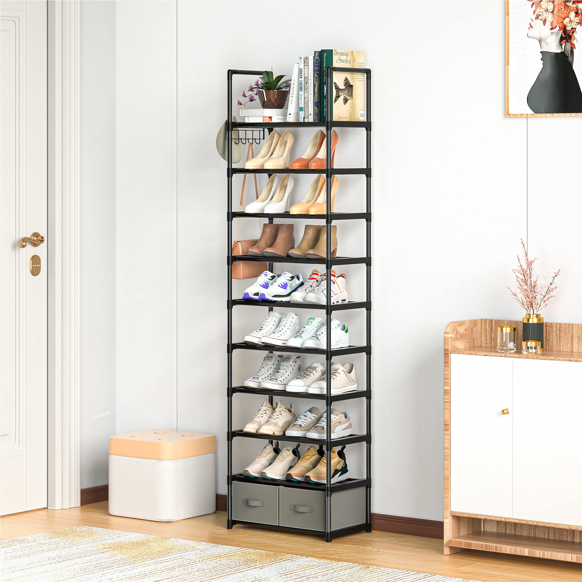 OYREL durable footwear organizer supports multiple shoe types with steady stability.
