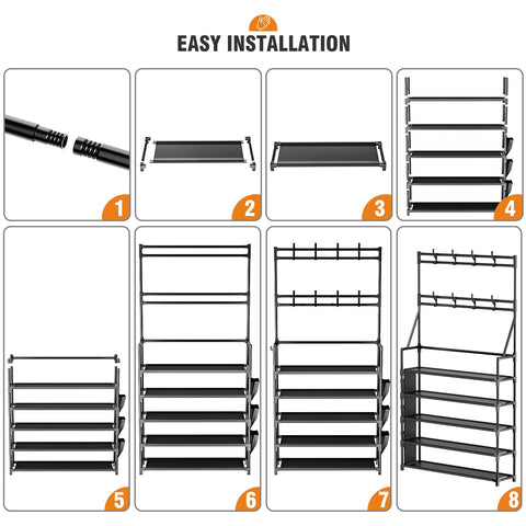 OYREL entryway storage showcases compact organization in a busy hallway.