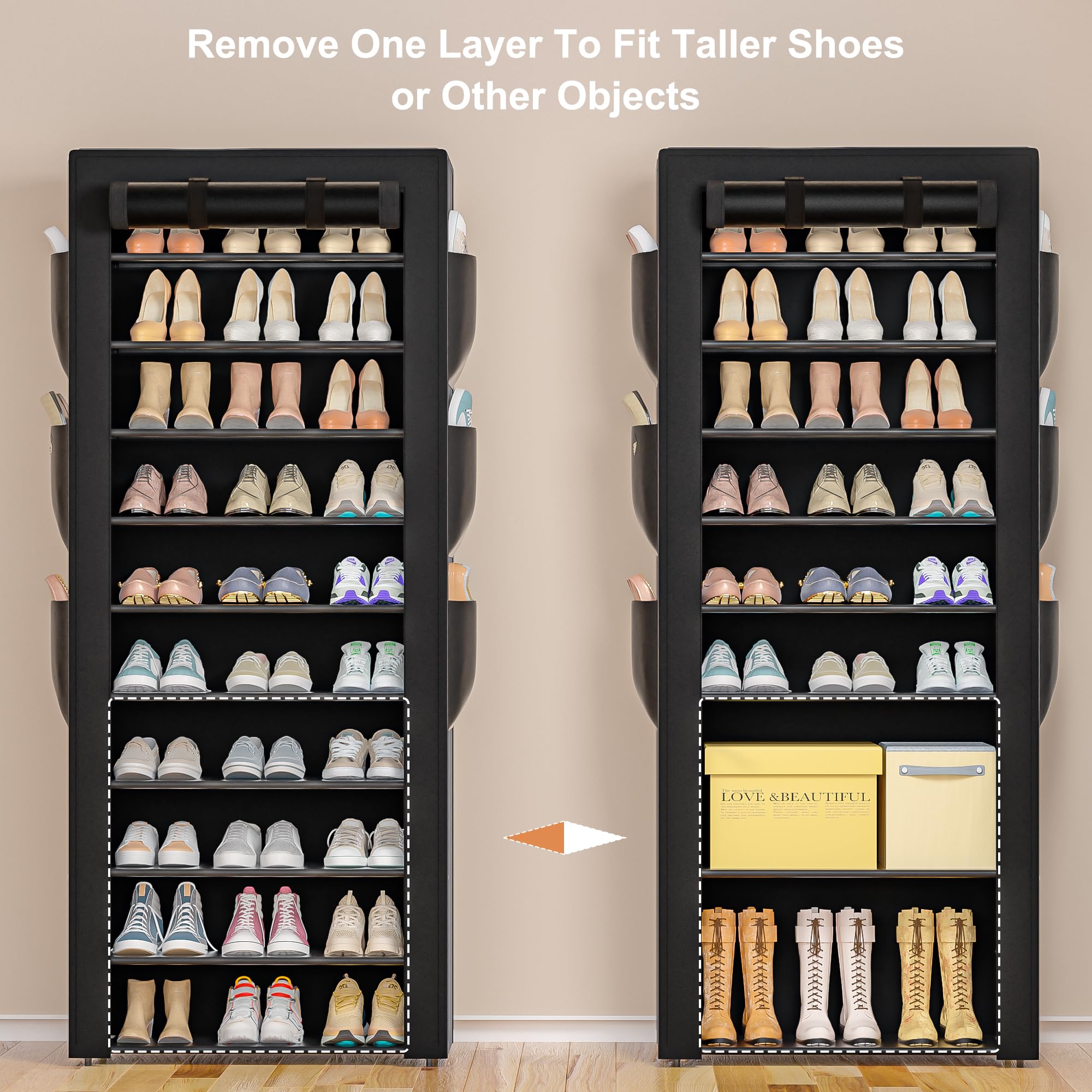 OYREL versatile storage for shoes, socks, hats, and small items.
