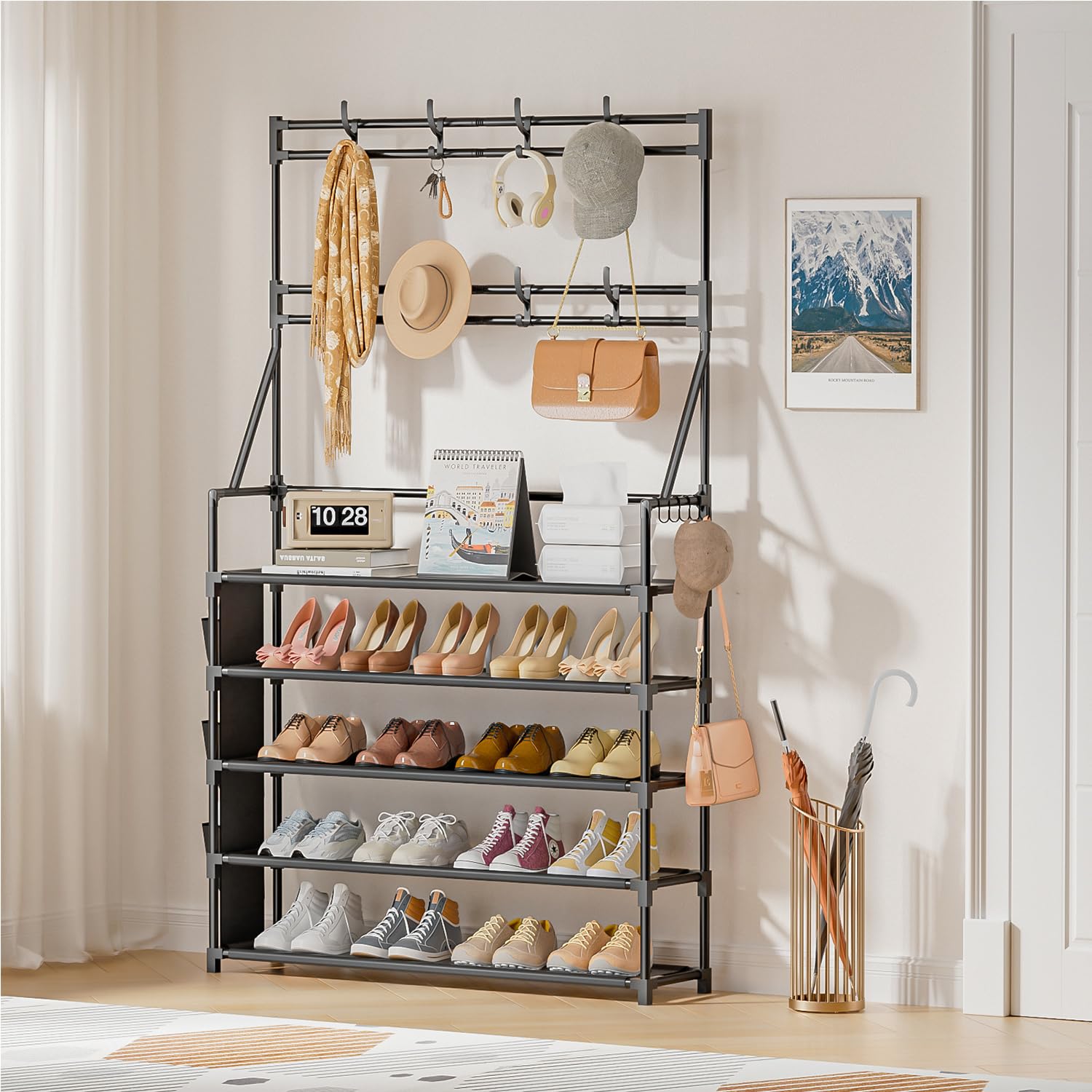 OYREL assembly included tools simplify quick setup for your entryway.