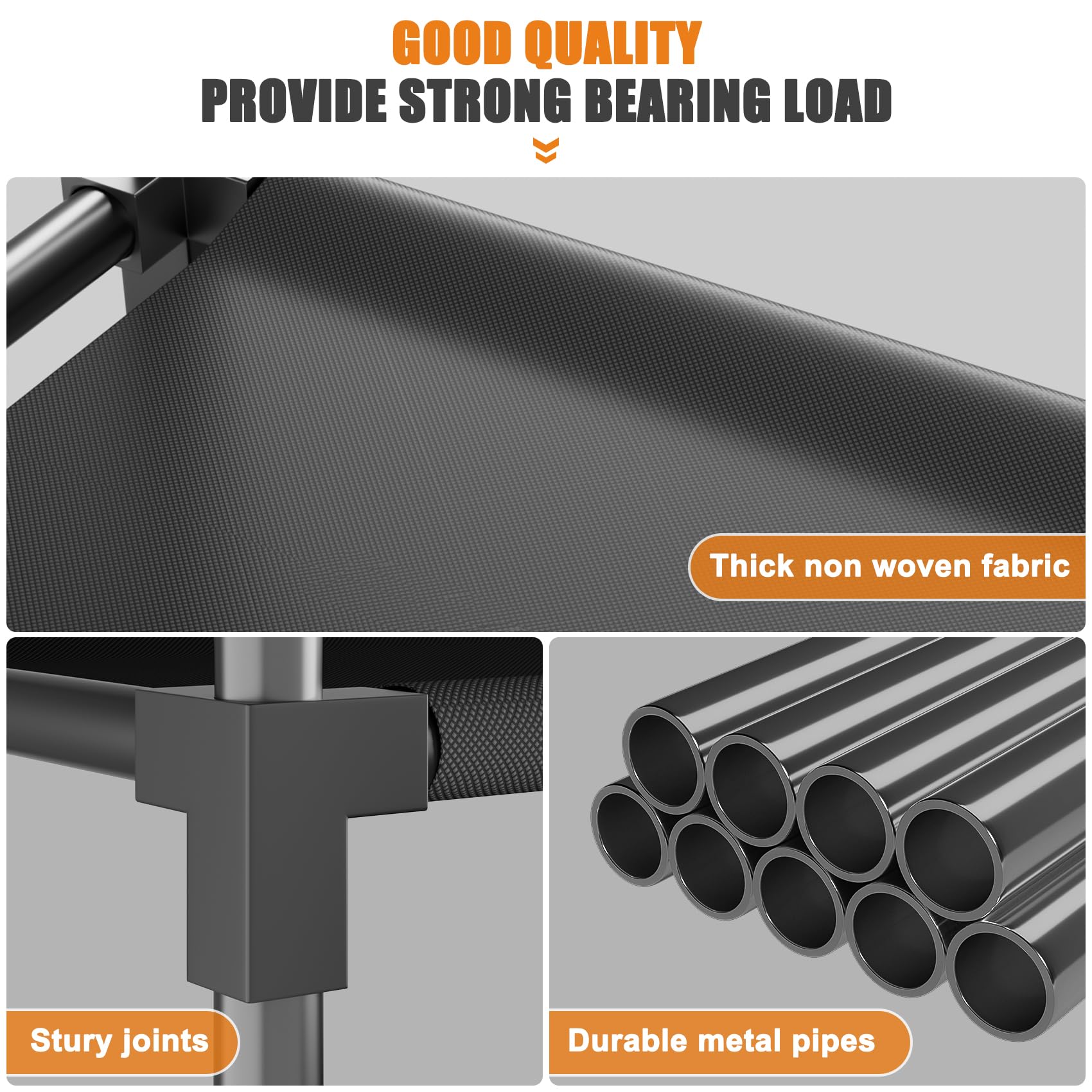 OYREL vertical-space shoe rack demonstrates maximize storage efficiency.