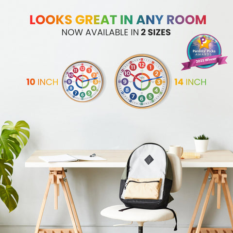 Oyster&Pop gift-ready clock box suitable for schools or homes