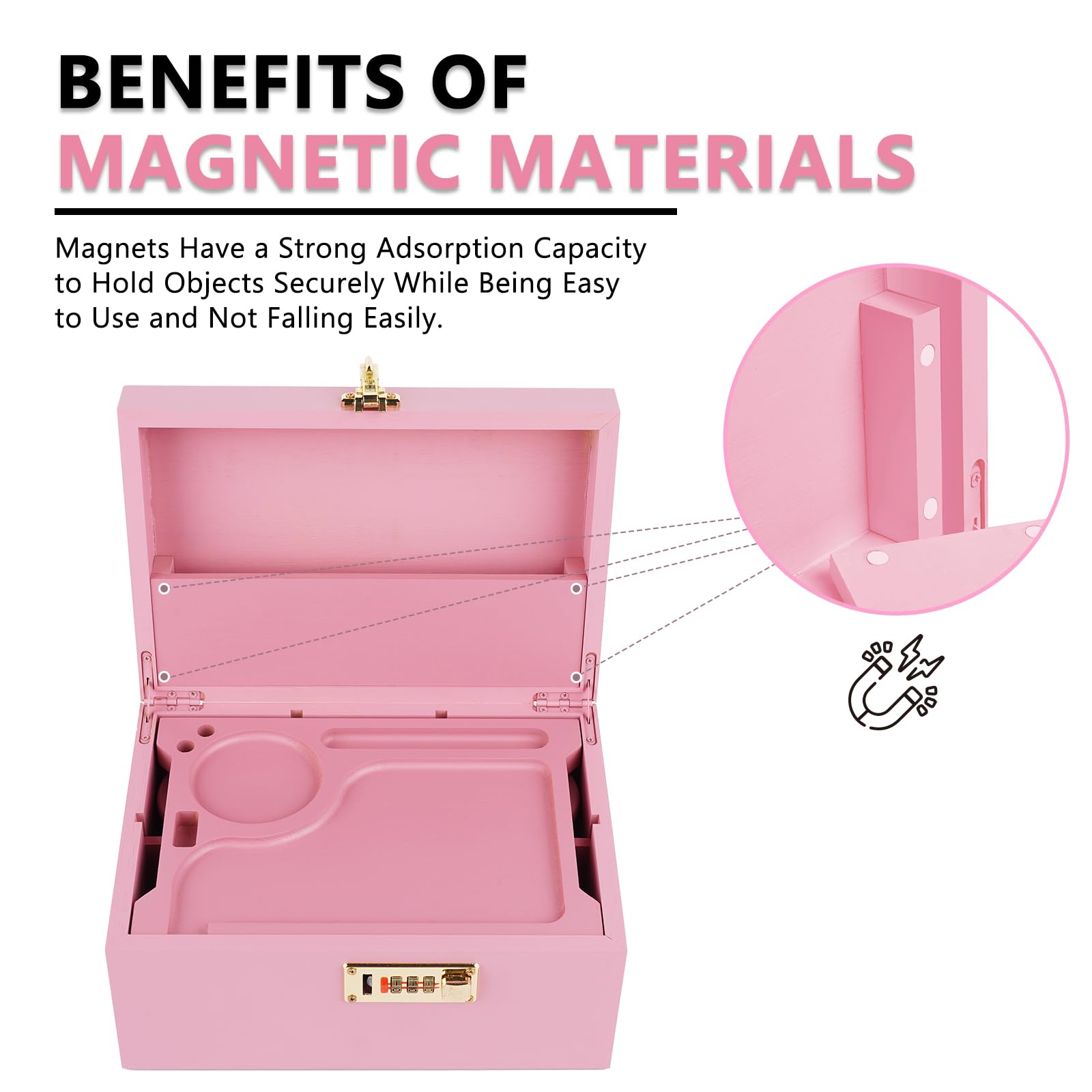 OZCHIN lid groove and divider enable customizable internal compartments