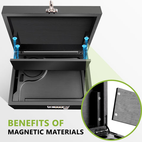 OZCHIN lid compartment with groove adds extra storage space.