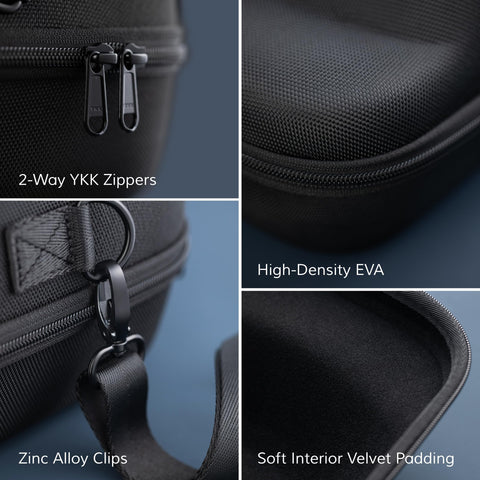 Ozueccr compact dimensions fit in carry-on luggage for on-the-go storage