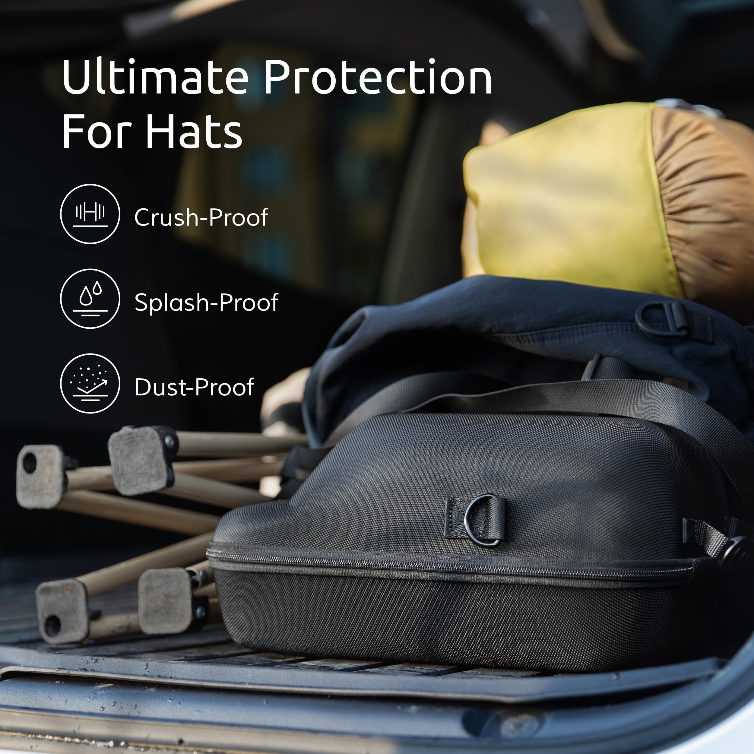 Ozueccr case includes adjustable shoulder strap for hands-free travel