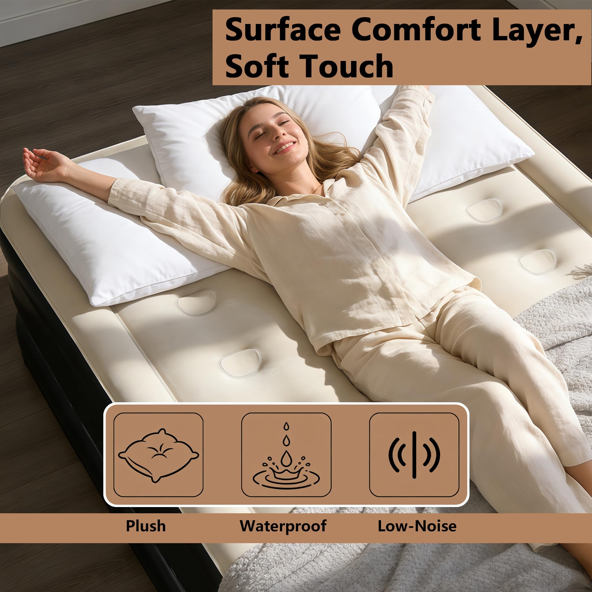 PABCZZ elevated 18-inch bed reducing ground chill