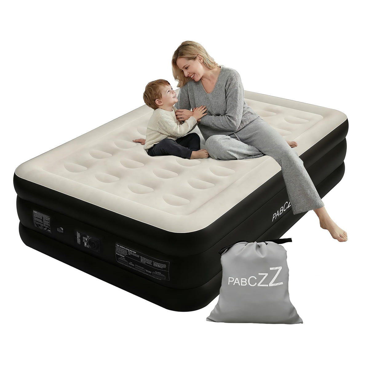 PABCZZ air mattress with built-in pump for easy setup
