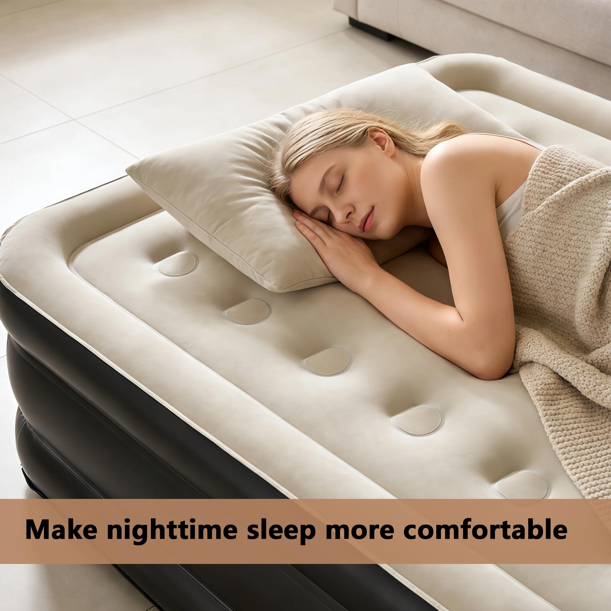 PABCZZ mattress with reinforced seams and quiet operation