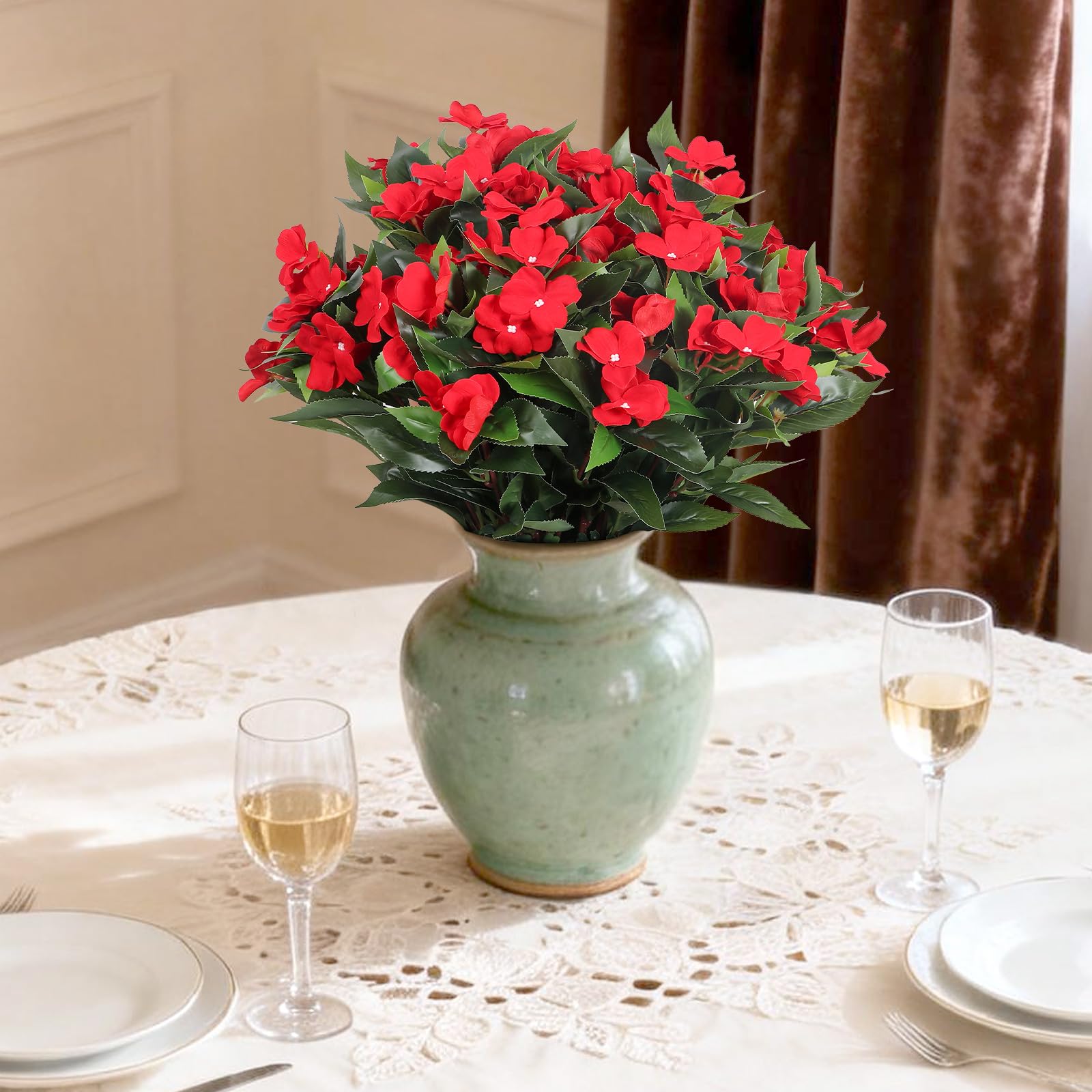 PABREY outdoor porch and garden decoration impatiens