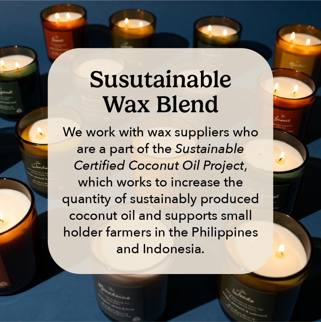 Pacha Soap Co. Vanilla Almond Candle, cruelty-free craftsmanship for gifting