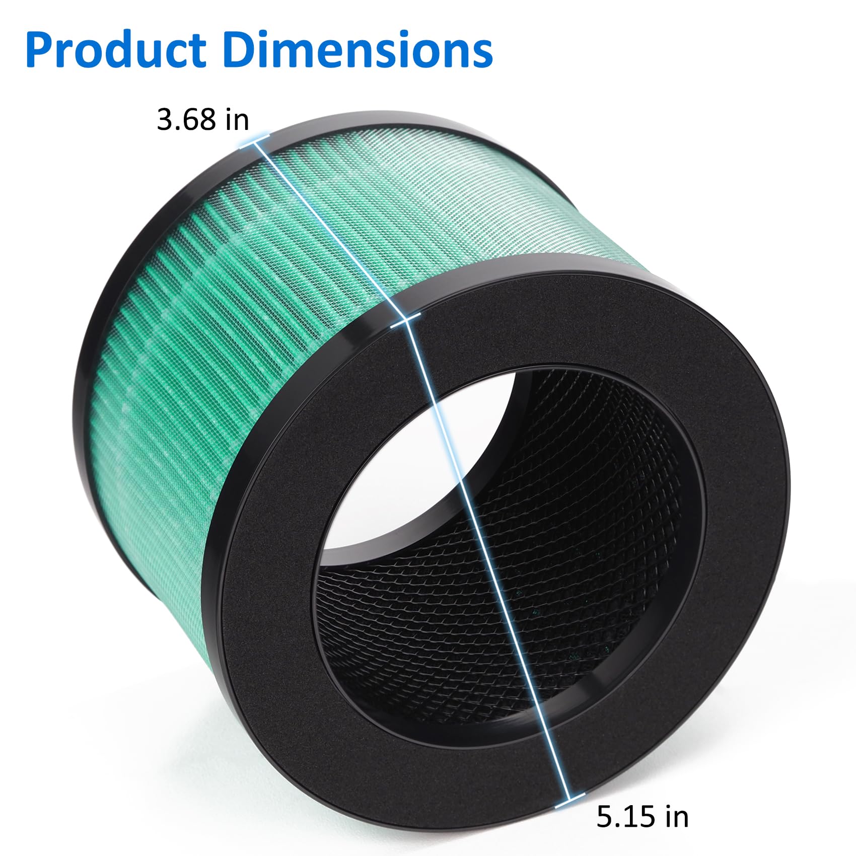 PacHamper activated carbon layer reduces odors and gases in living spaces