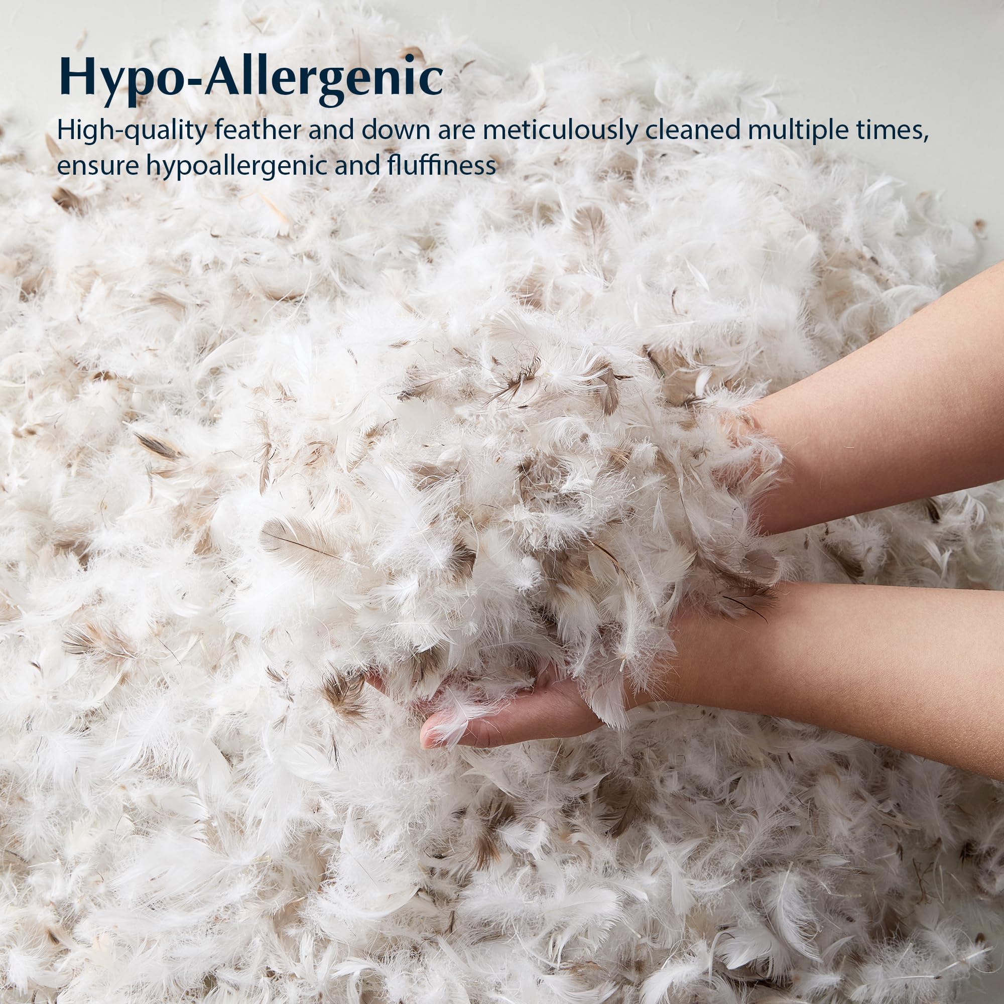Pacific Coast bed pillow hypoallergenic cleaning certifications reassure material safety