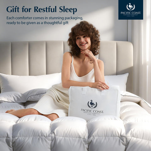 Pacific Coast breathable shell supports comfortable sleep year-round.