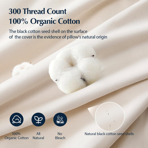Pacific Coast dual feather-proof layer keeps feathers contained for uninterrupted, clean sleeping.