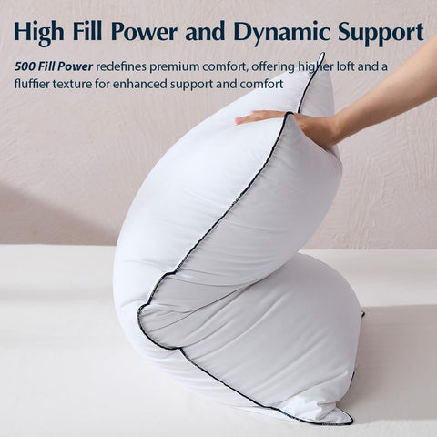 Pacific Coast queen pillows care instructions, machine washable and easy to refresh
