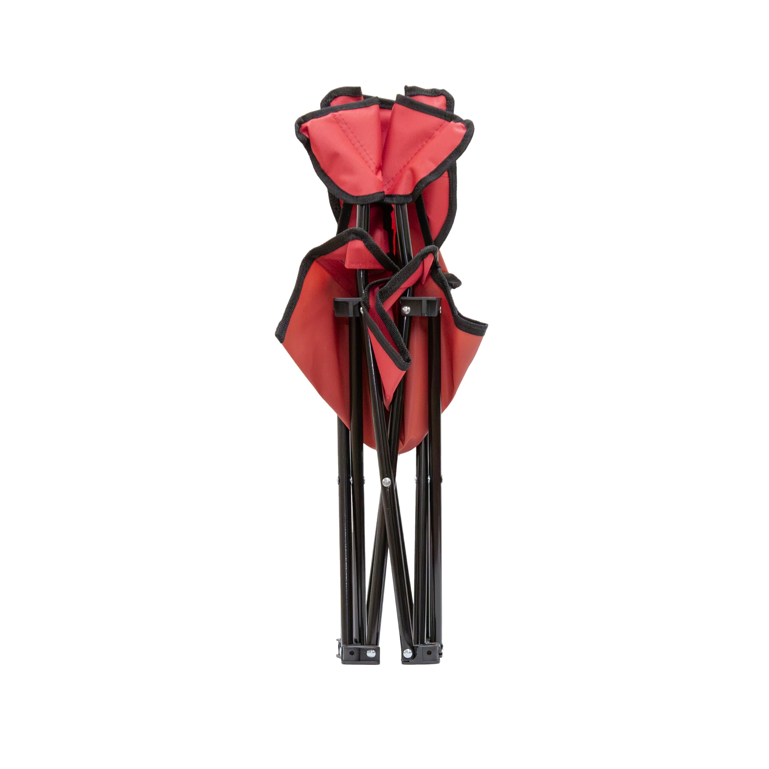 Pacific Play Tents Ruby Red chair with carry bag, portable for park picnics.