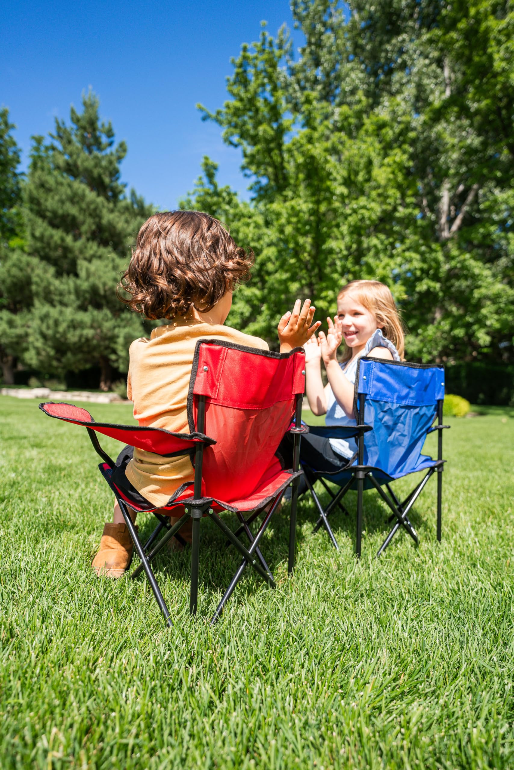 Pacific Play Tents Super Chair safety lock helps keep little fingers safe