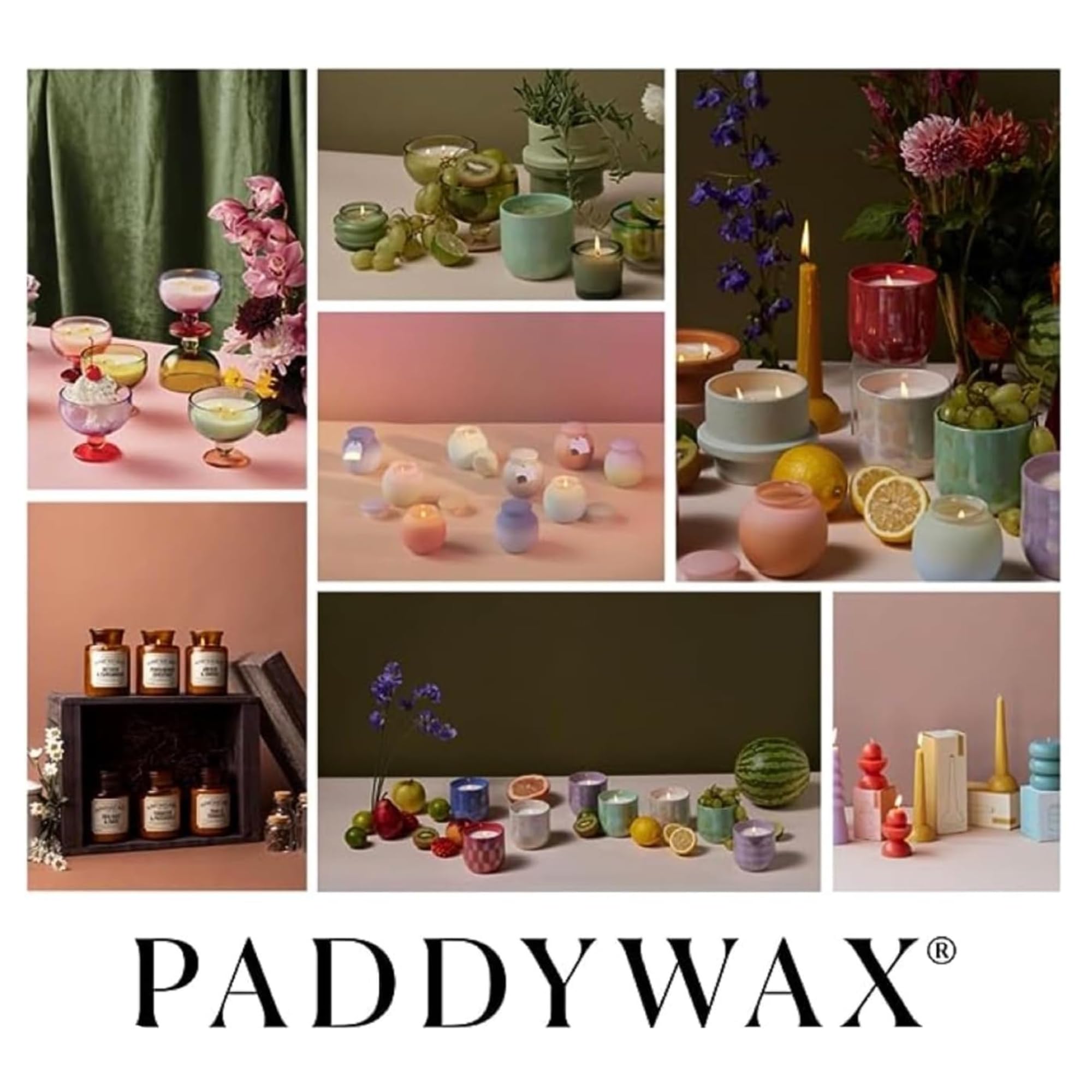 Paddywax candle scene with soft lighting and rustic charm