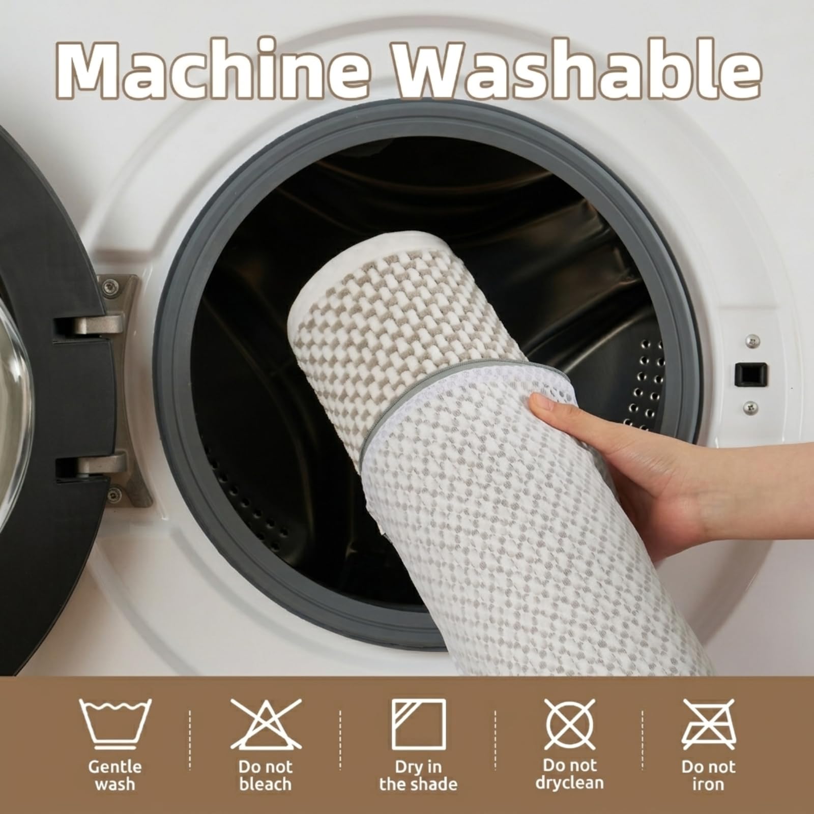 PADOOR easy-clean-care mat simplifies maintenance with regular vacuuming and light rinse.