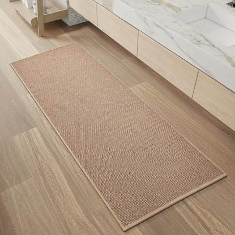 PADOOR non-slip bath mat with rubber backing provides stable footing on wet bathroom floors.
