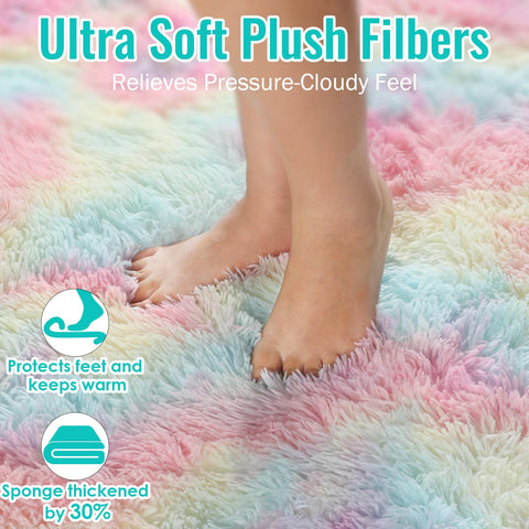 PAGISOFE easy cleaning tips to keep the rug fresh.