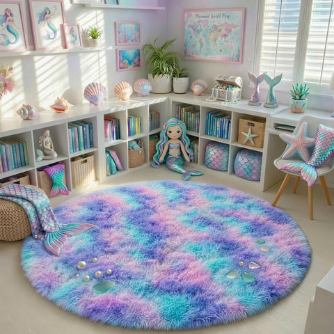 PAGISOFE plush rug texture boosts barefoot softness and cozy feel.