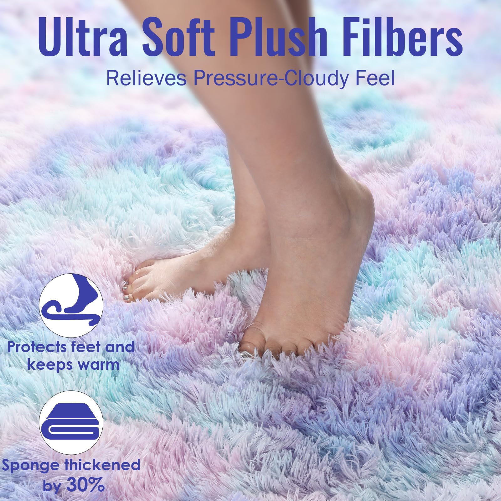 PAGISOFE rug care tip: wash cold and air dry.