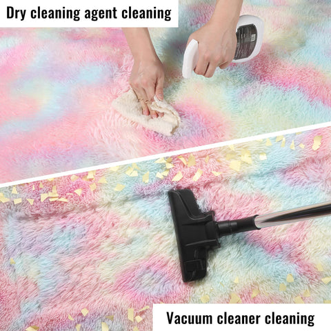 PAGISOFE vacuum-packed rug expands to full fluffy height.