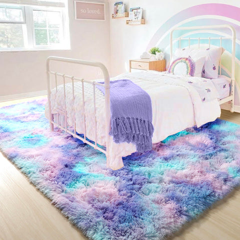 PAGISOFE Vacuum packed rug opens to full fluff after unrolling.