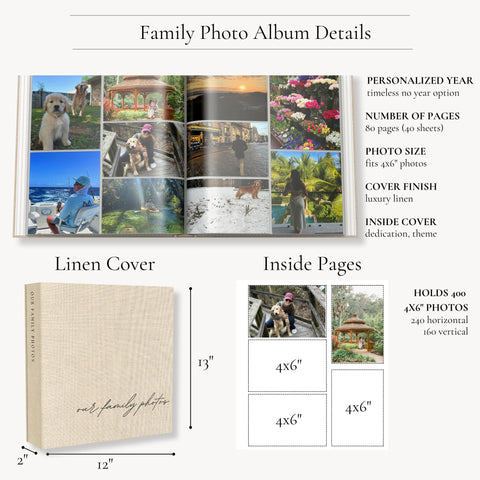 Paige McRae 13x12x2 inch album size fits coffee tables and shelves