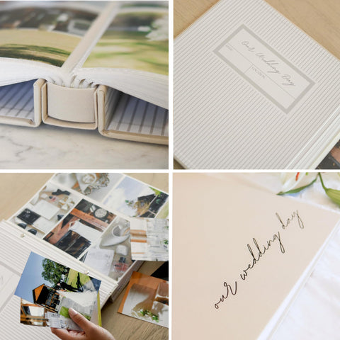 Acid-free sleeves keep photos safe from dust and air exposure.