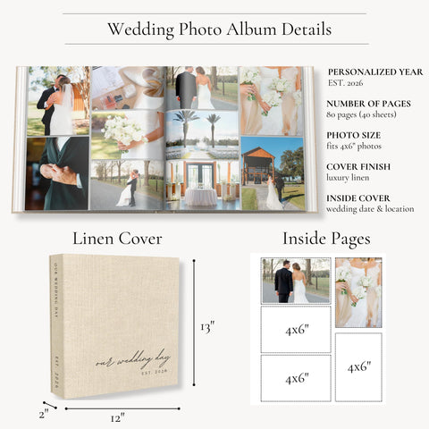 Paige McRae wedding album opens to 80 pages of presentation