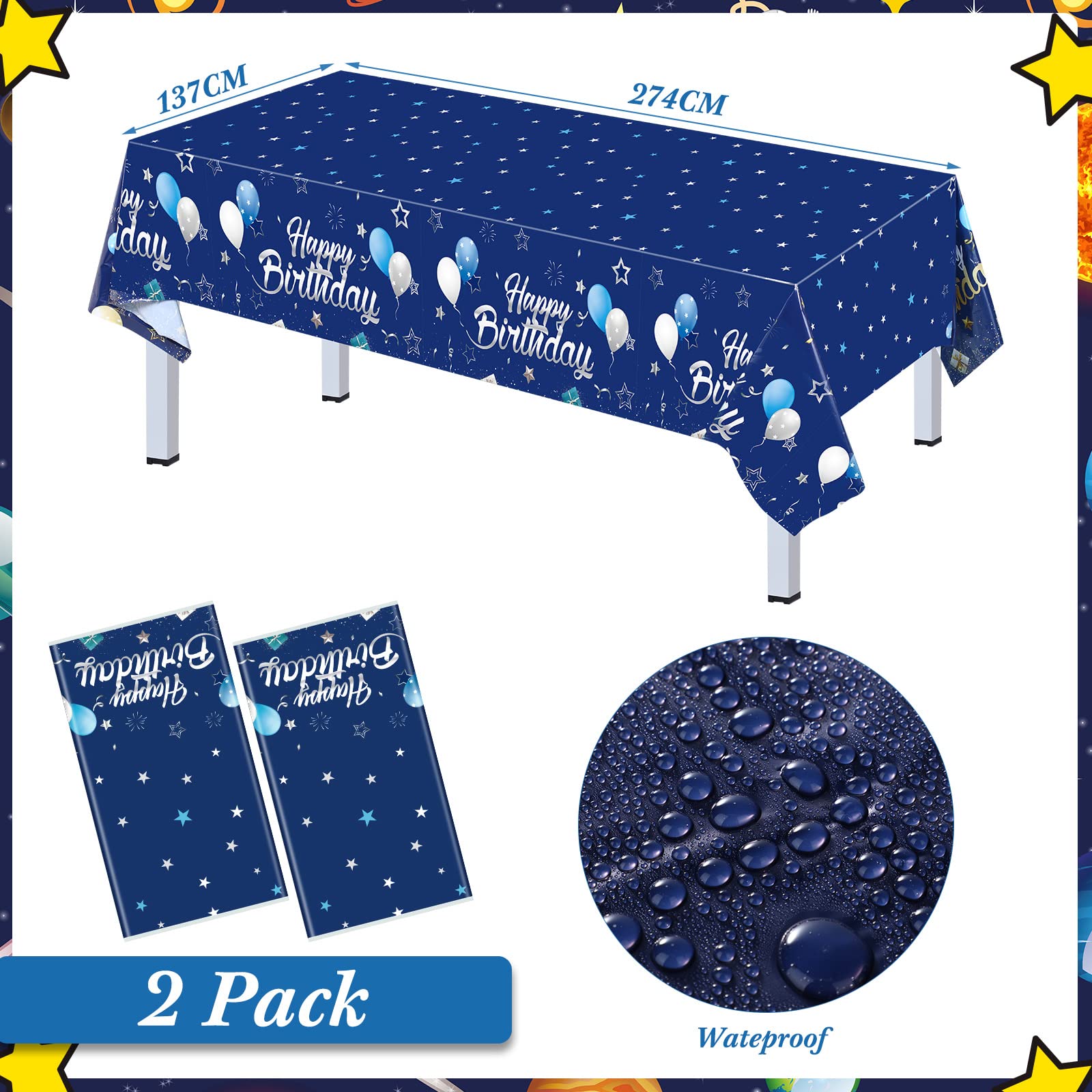 Pajean Blue 24-piece dinnerware set simplifies party prep.