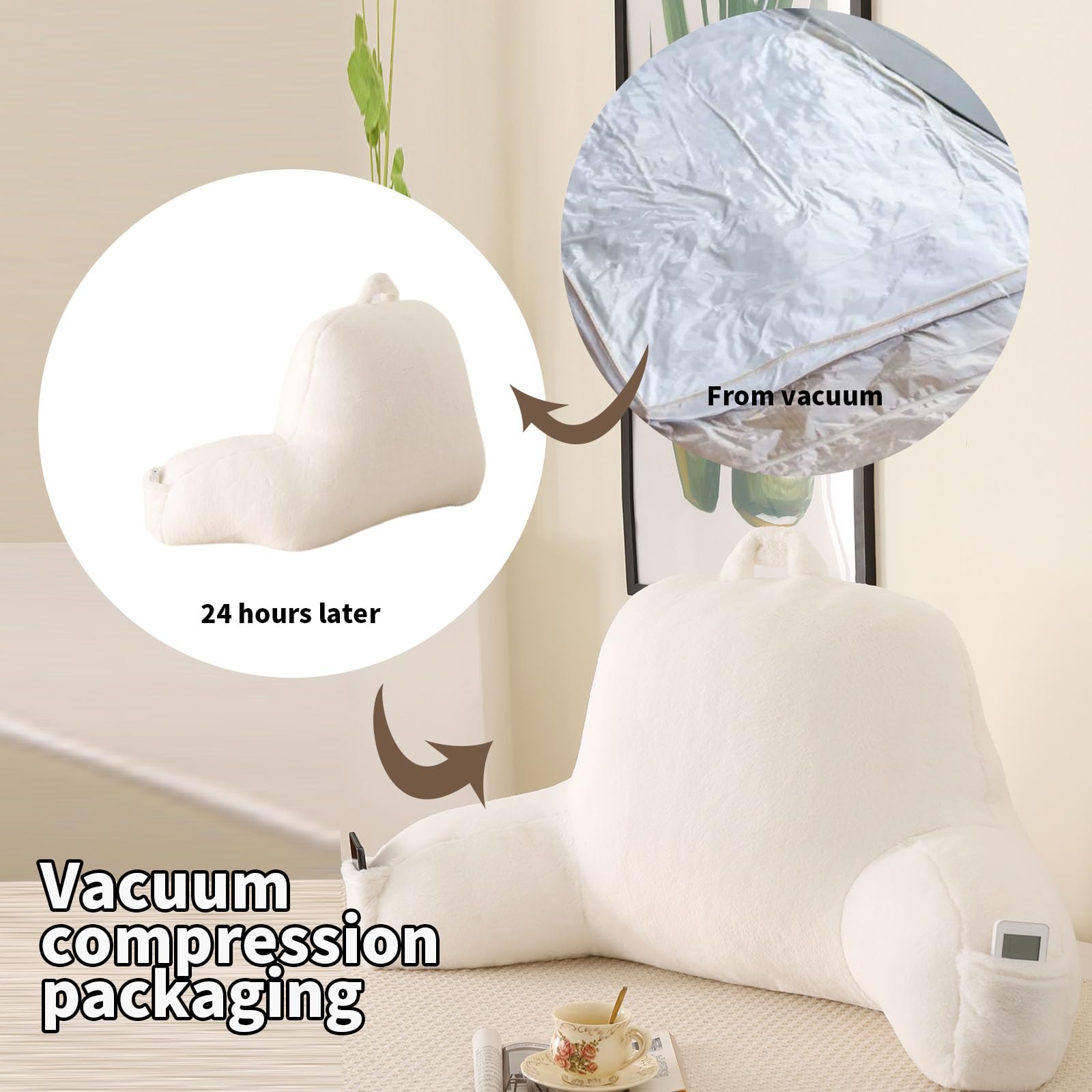 PAJEO back pillow top handle for easy transport