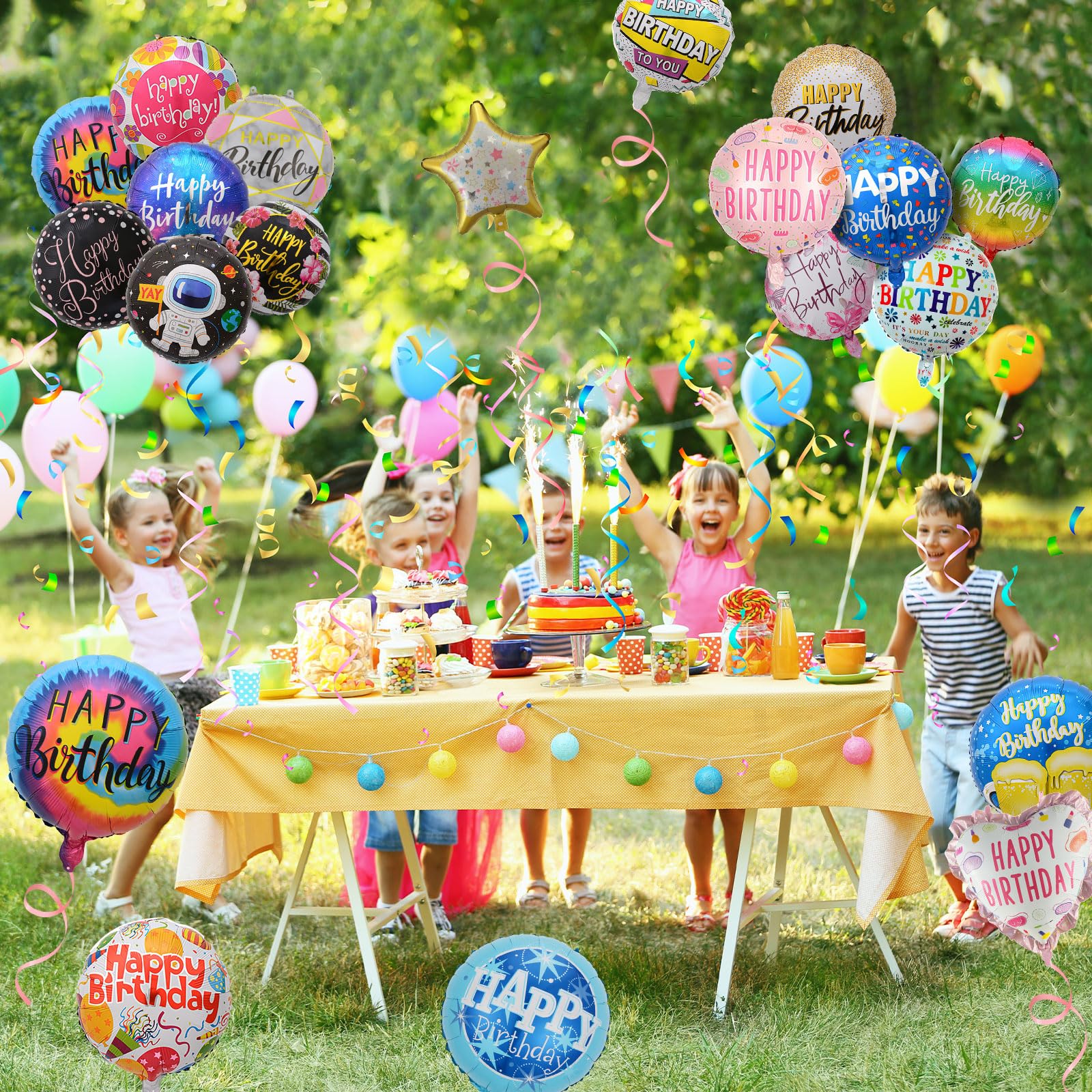PAKESI durable aluminum foil balloons for long-lasting accents