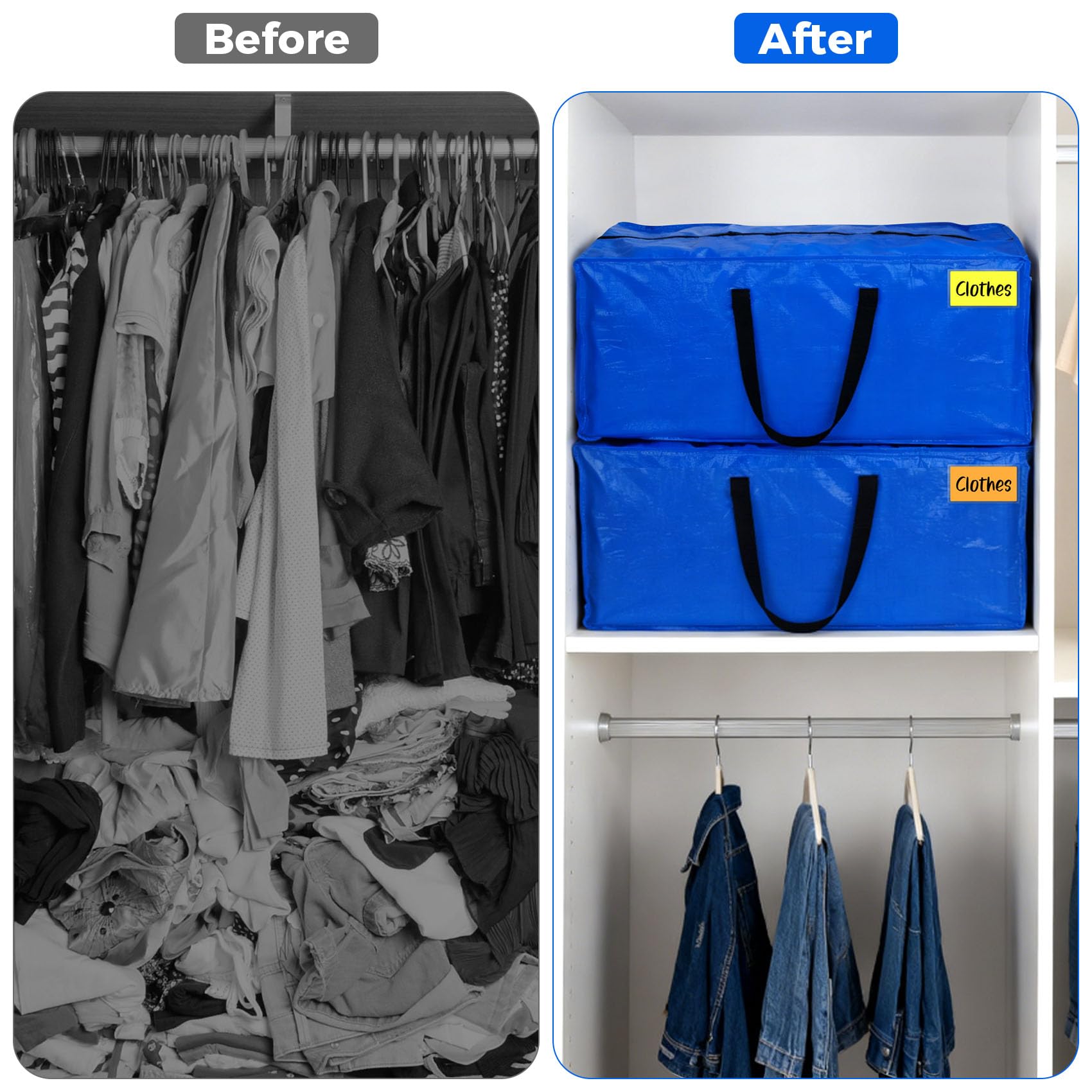 Pakimi heavy-duty waterproof moving bag protects contents during transport