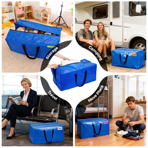Pakimi multi-purpose storage bag for seasonal clothes and sports gear